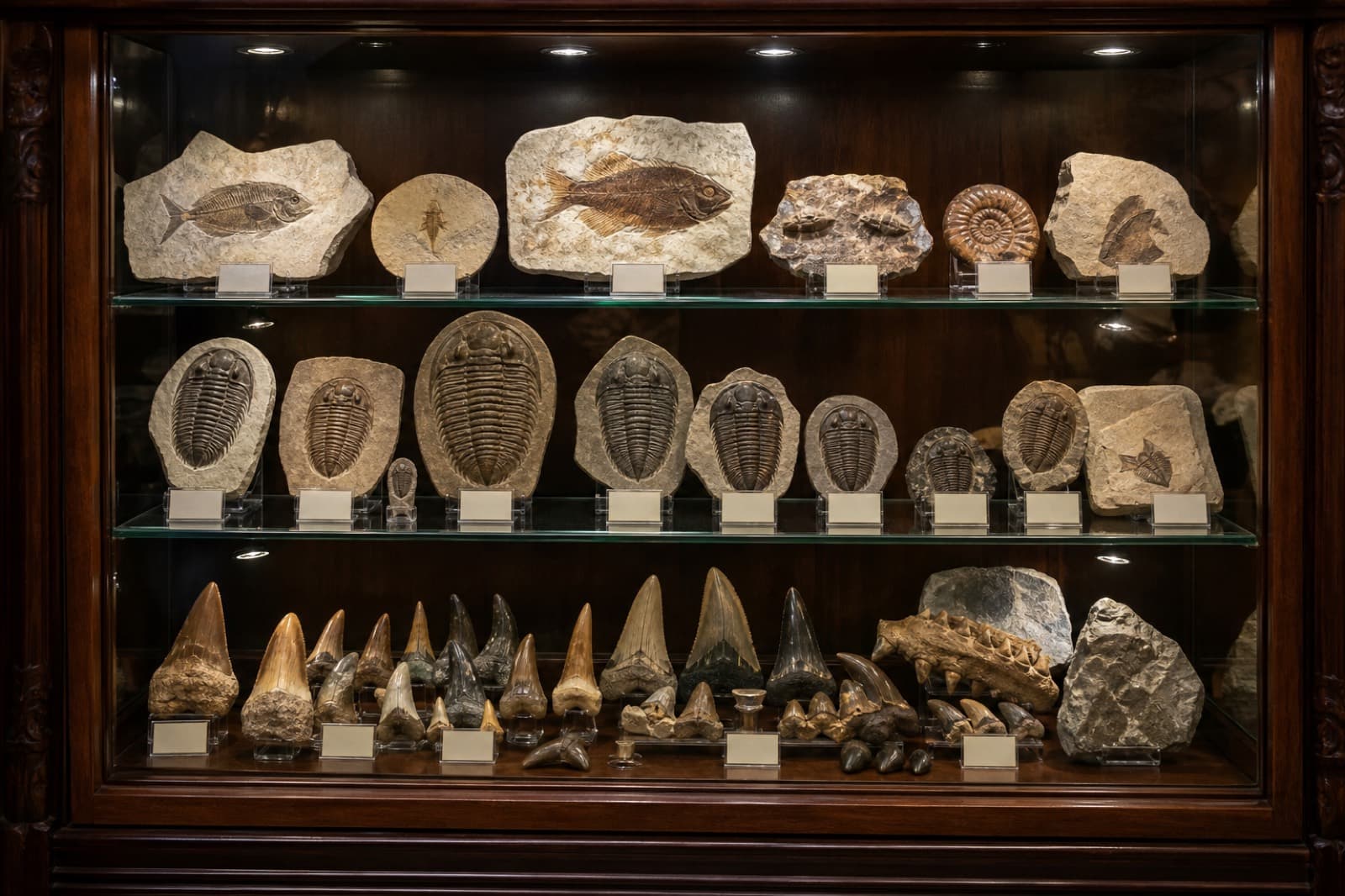 Sample display cabinet