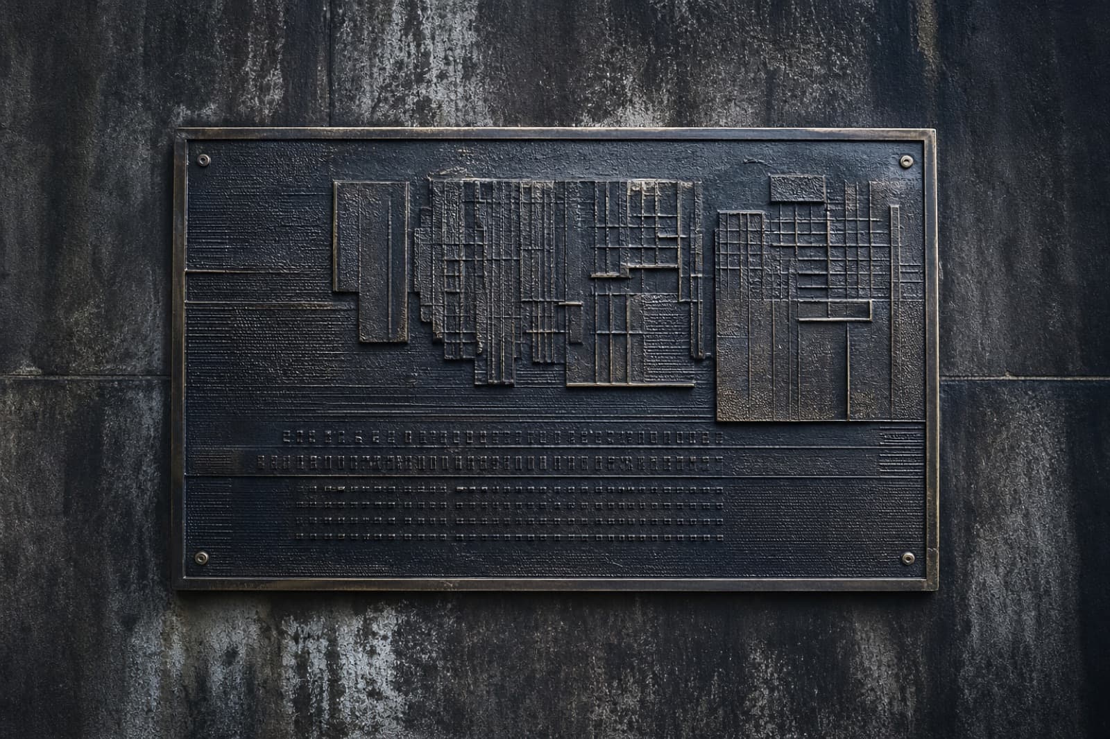Sample image of a provincial heritage plaque on stone