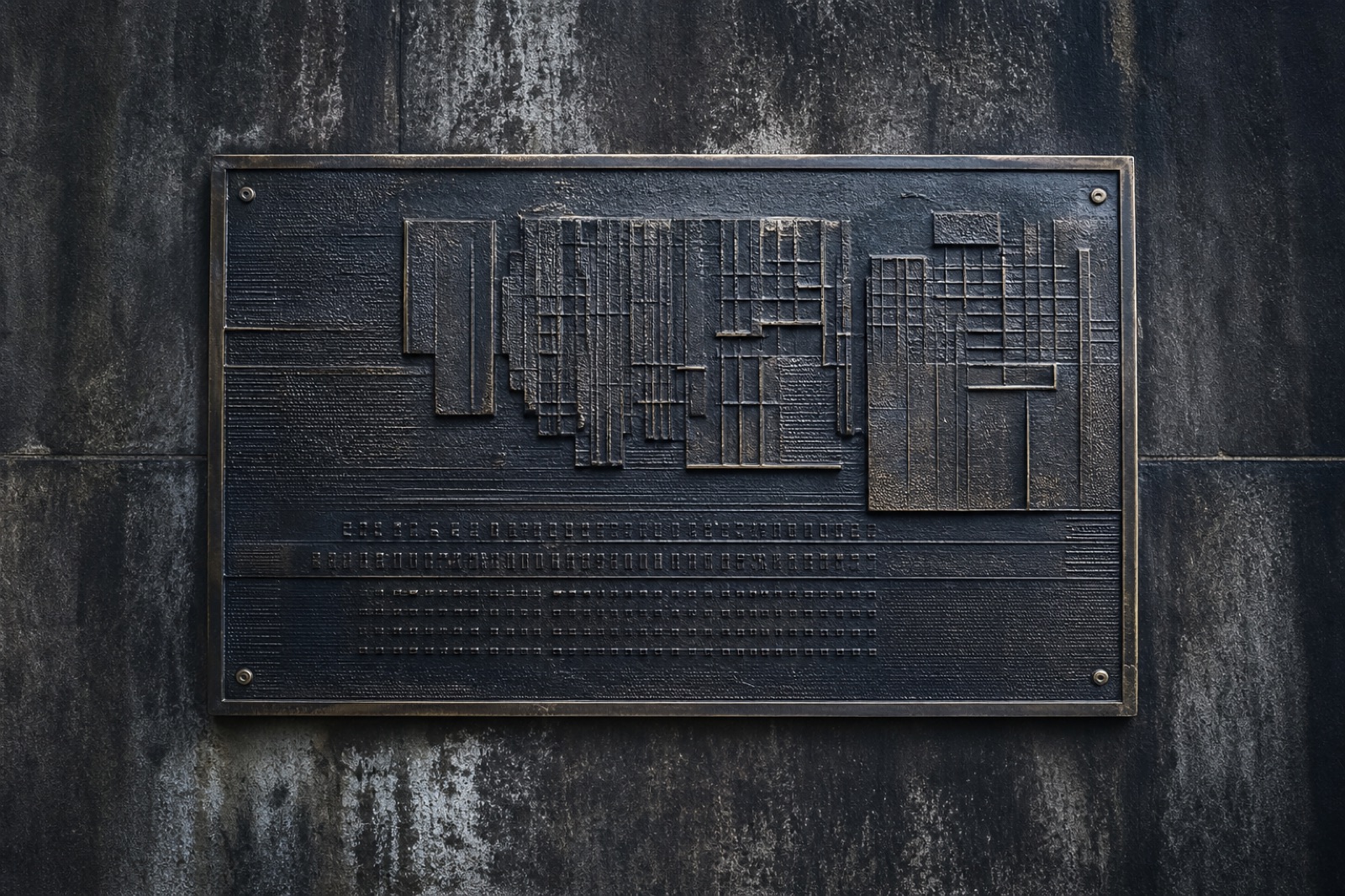 Sample image of a provincial heritage plaque on stone