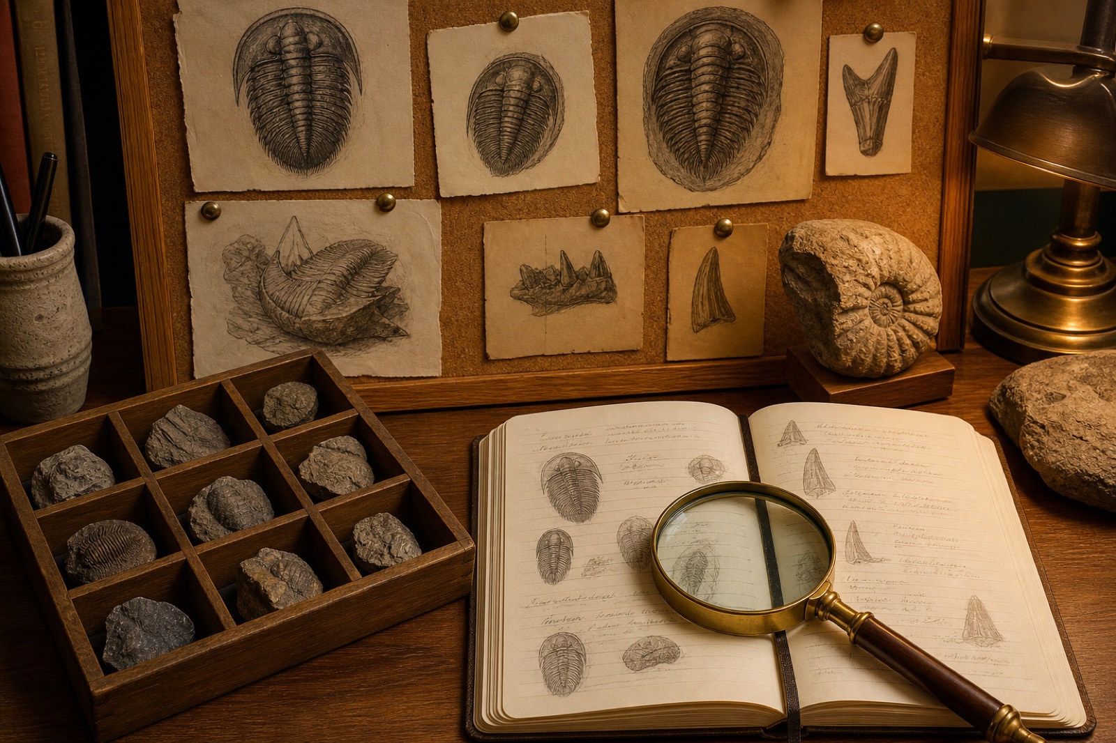 Wishlist corkboard and specimen tray — read how Wanted matching works